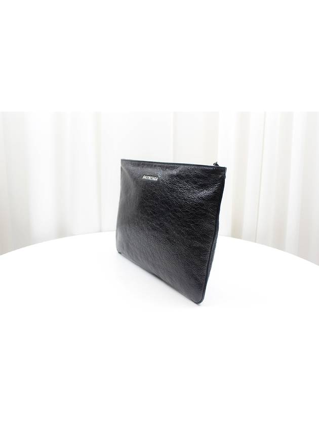 Balenciaga Explore Black Leather Clutch 535334