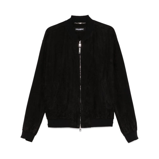 Dolce & Gabbana Black Jackets - Bomber Jackets Men