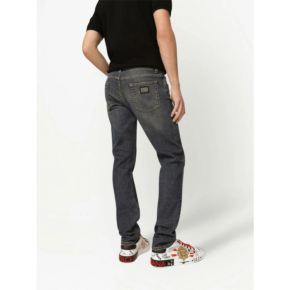 Dolce & Gabbana Blue Denim - Skinny Jeans Men