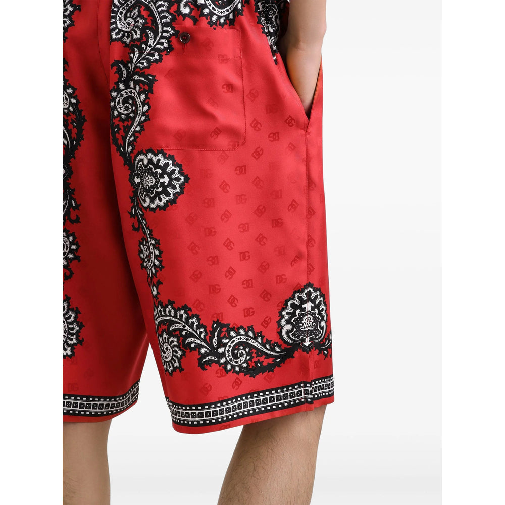 Dolce & Gabbana Red Shorts - Bermuda Shorts Men