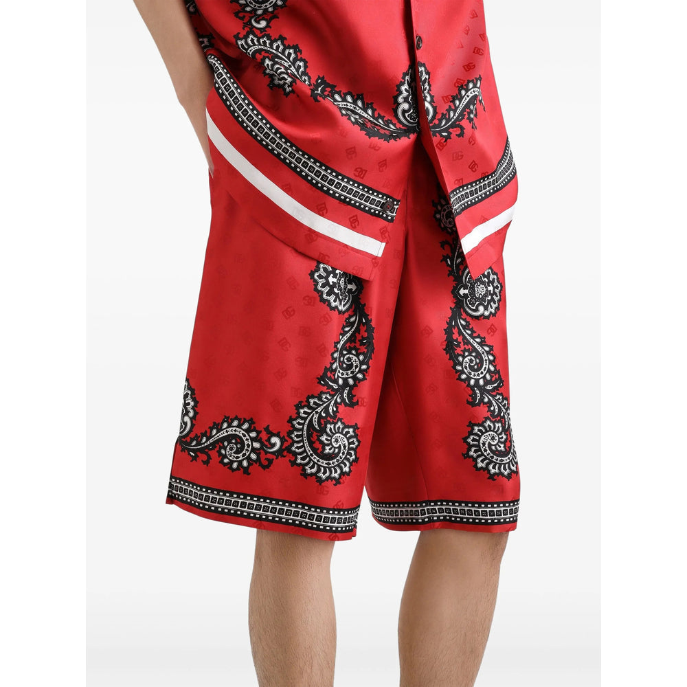 Dolce & Gabbana Red Shorts - Bermuda Shorts Men