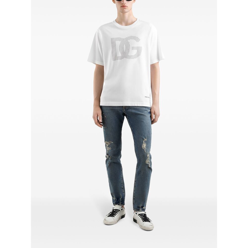 Dolce & Gabbana White T-Shirts & Vests - T-Shirts Men