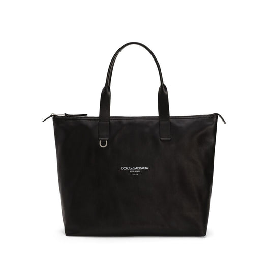Dolce & Gabbana Black Tote Bags Men