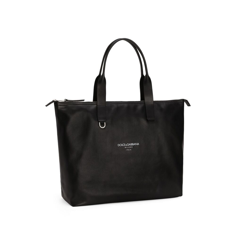 Dolce & Gabbana Black Tote Bags Men