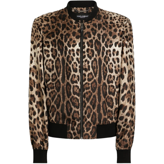 Dolce & Gabbana Brown Jackets - Bomber Jackets Men
