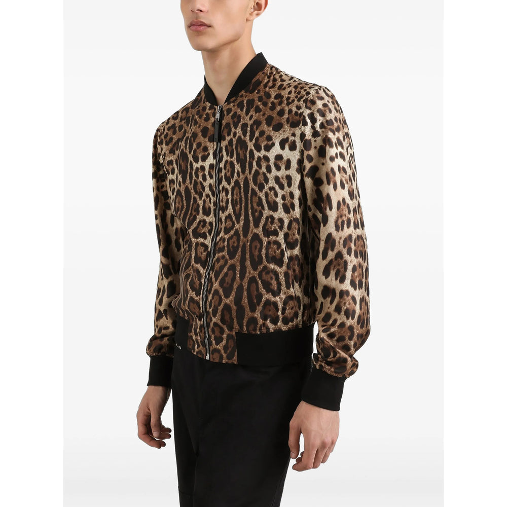 Dolce & Gabbana Brown Jackets - Bomber Jackets Men