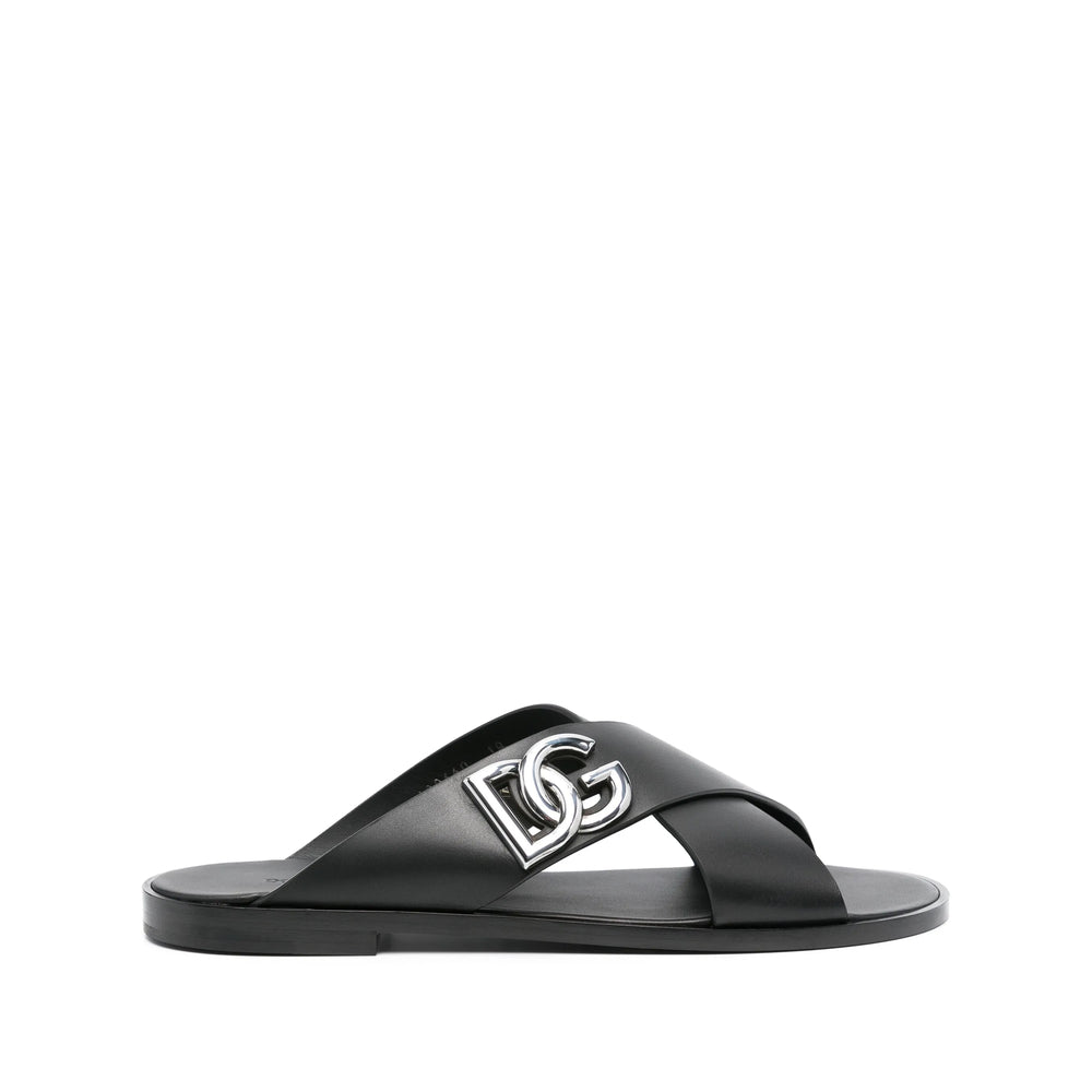 Dolce & Gabbana Black Sandals Men