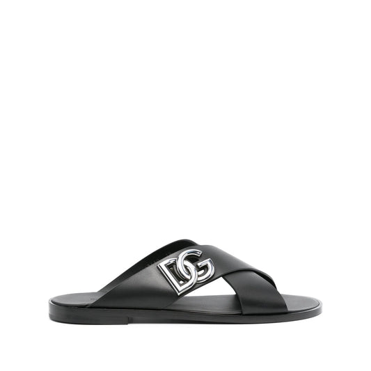 Dolce & Gabbana Black Sandals Men