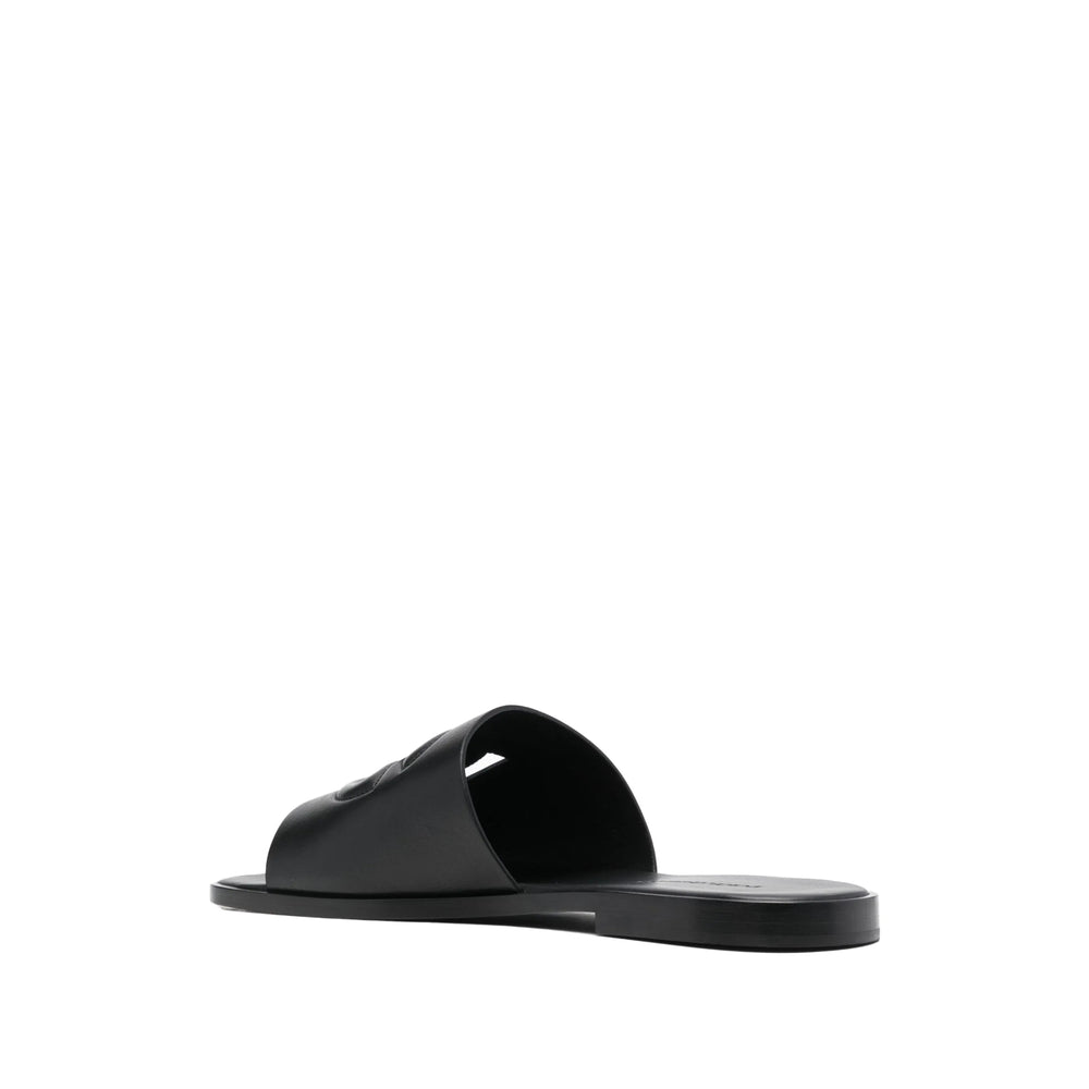Dolce & Gabbana Black Flip-Flops & Slides Men