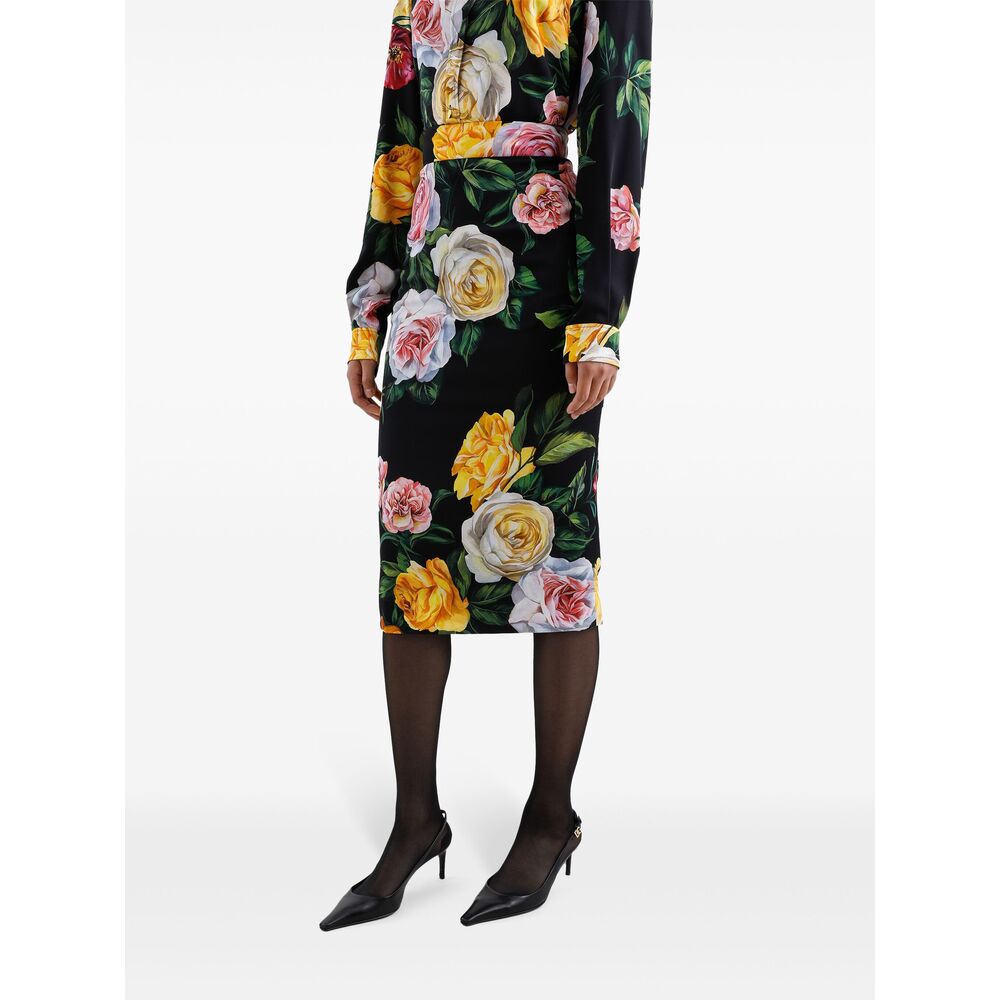 Dolce & Gabbana Black Skirts - High-Waisted Skirts Women