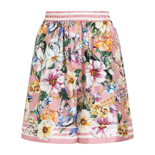 Dolce & Gabbana Pink Shorts - Knee-Length Shorts Women