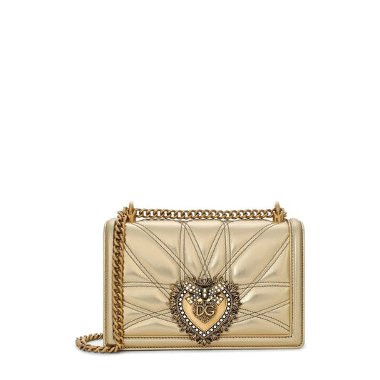 Dolce & Gabbana Gold Shoulder Bags Women