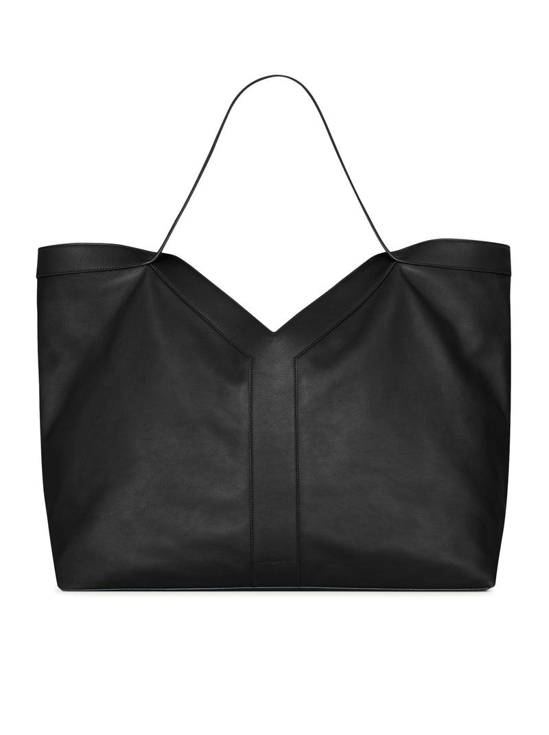 Saint Laurent Women Large Leather Tote