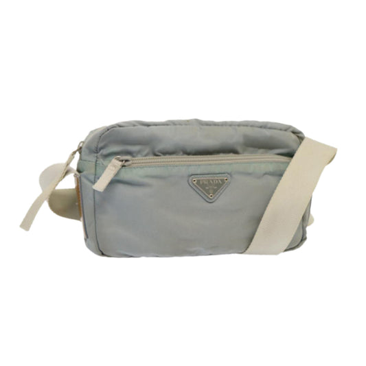 PRADA Shoulder Bag Nylon Light Blue  69234