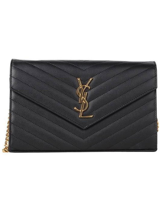 Saint Laurent 377828 Grande Poudre Envelope Cassandra Matelasse Chain Cross Bag 33798K