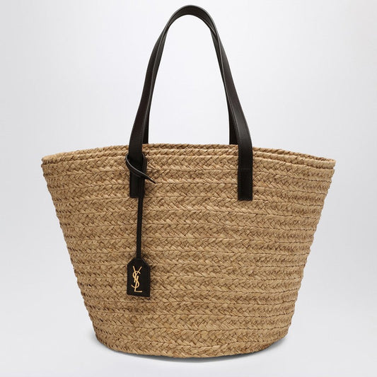 Saint Laurent Medium Raffia Tote Bag Women