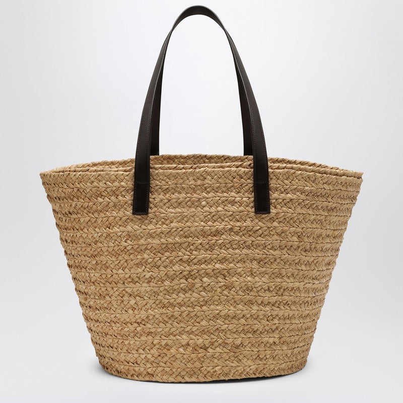 Saint Laurent Medium Raffia Tote Bag Women