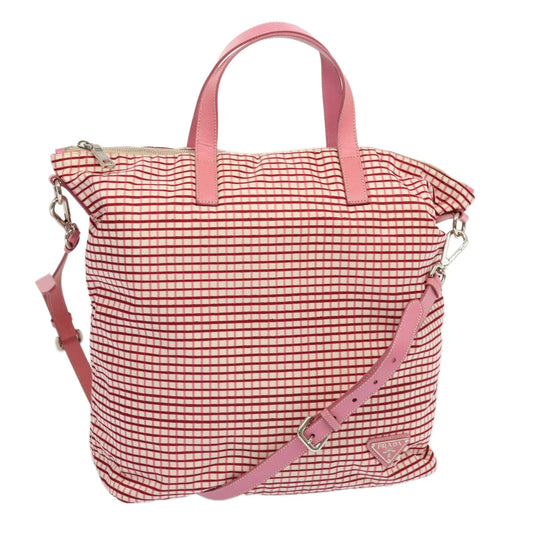 PRADA Hand Bag Nylon 2way Pink  69357