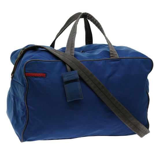 PRADA Sports Boston Bag Nylon 2way Blue  69360