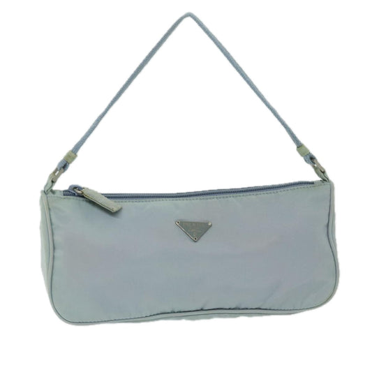 PRADA Accessory Pouch Nylon Light Blue  69506