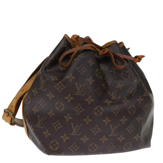 LOUIS VUITTON Monogram Petit Noe Shoulder Bag M42226 LV 69574