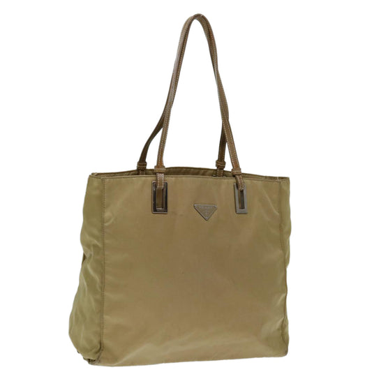 PRADA Tote Bag Nylon Beige  69660