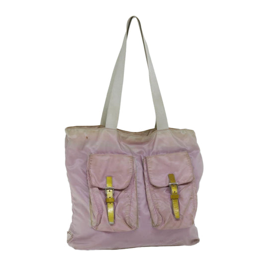 PRADA Tote Bag Nylon Pink  69661