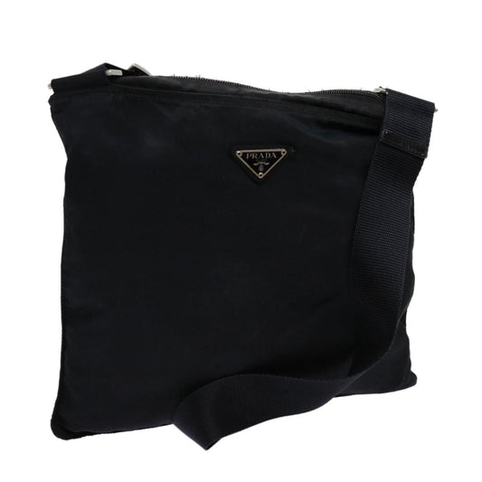 PRADA Shoulder Bag Nylon Black  69689