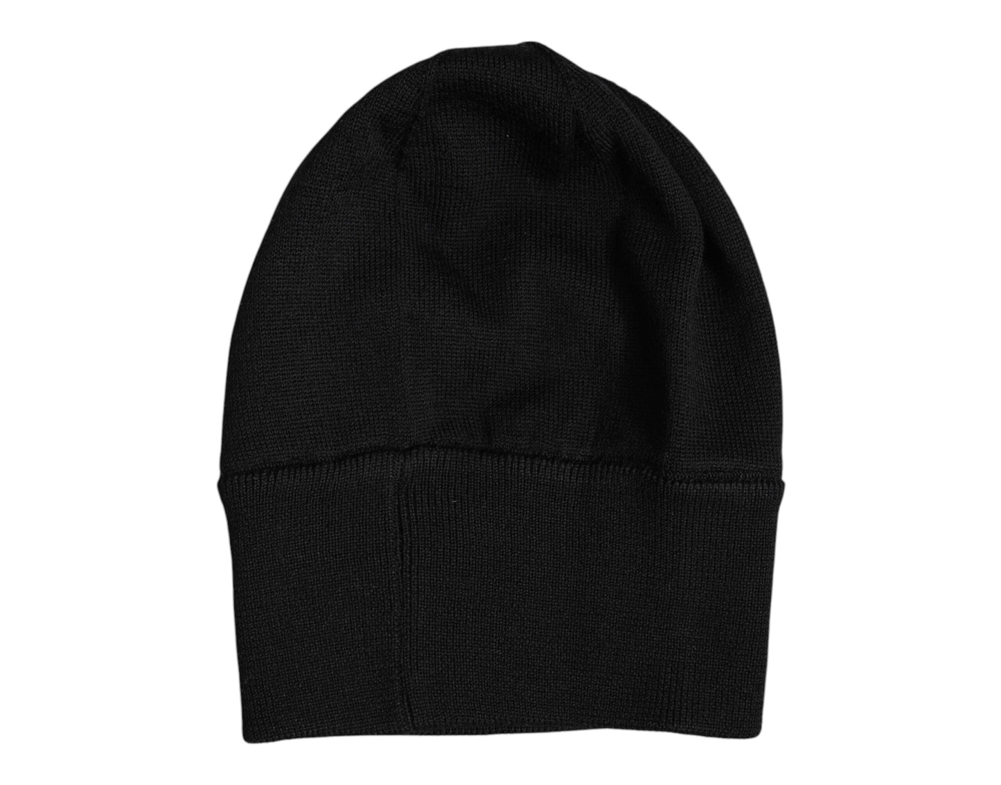 Dolce & Gabbana Black #DGLOVESLONDON Knitted Beanie Men's Hat