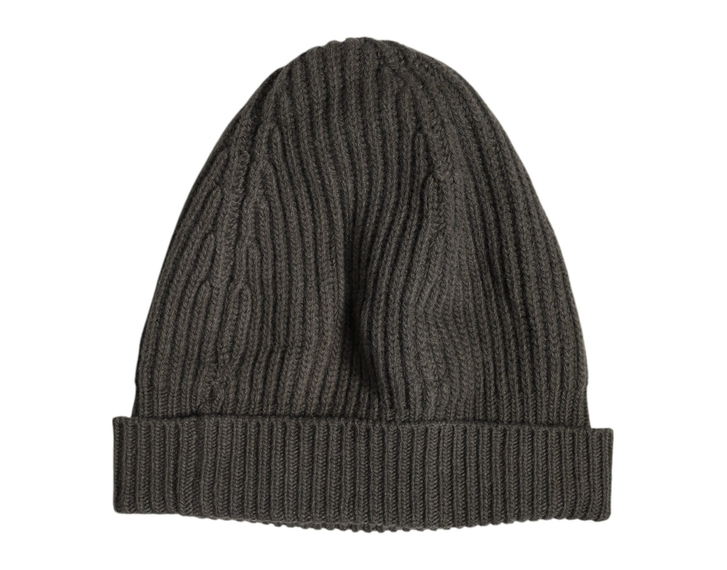 Dolce & Gabbana Green Wool DG Plaque Knitted Winter Beanie Men's Hat ()