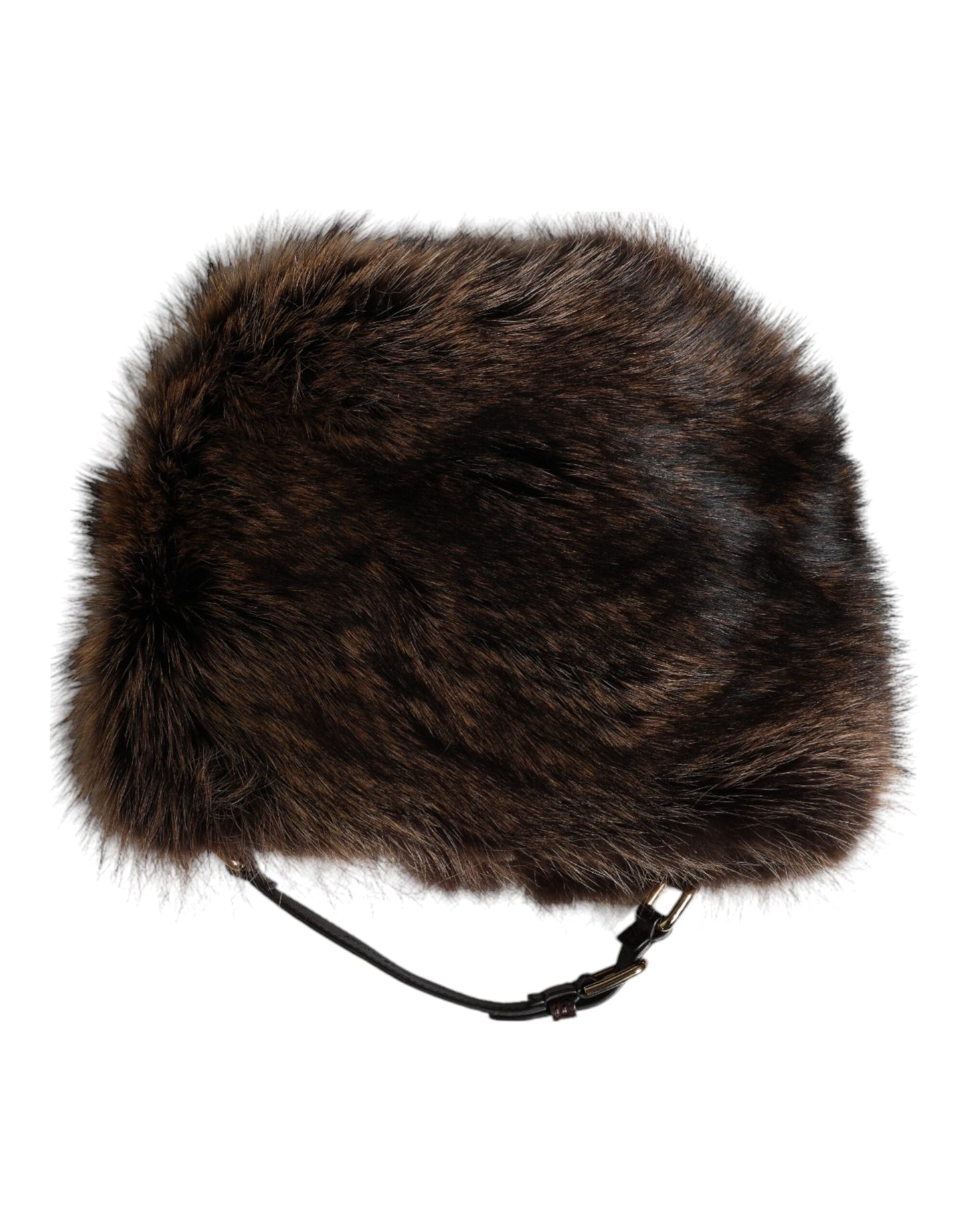 Dolce & Gabbana Brown Fur Women Bucket Women's Hat