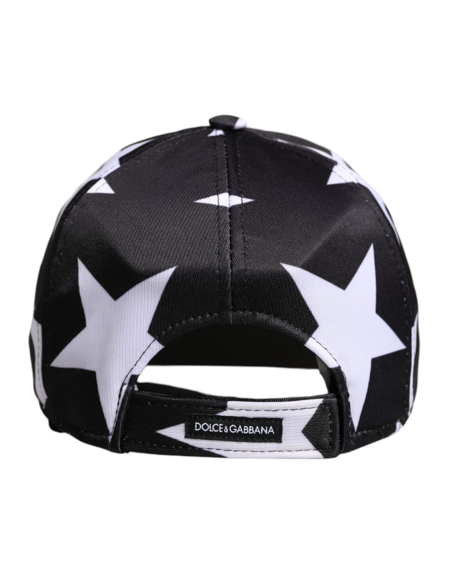 Dolce & Gabbana Black Star Print Polyester Baseball Women's Cap