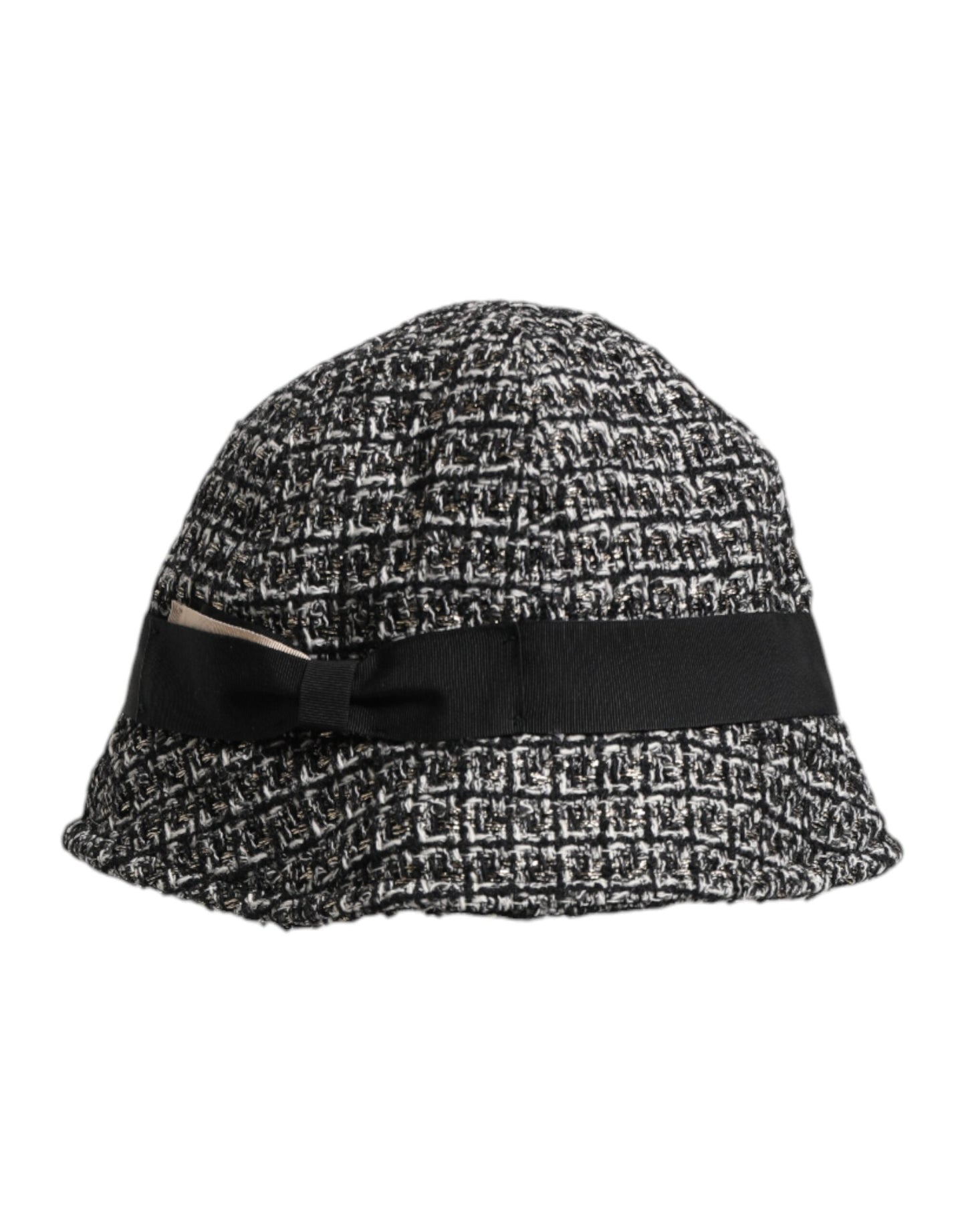 Dolce & Gabbana Black Cotton Blend Bucket Women's Hat