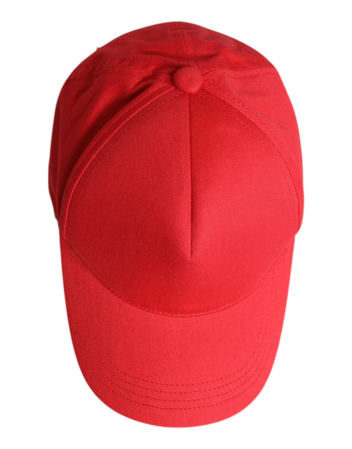 Dolce & Gabbana Red Cotton 6 Panels Women Baseball Women's Cap