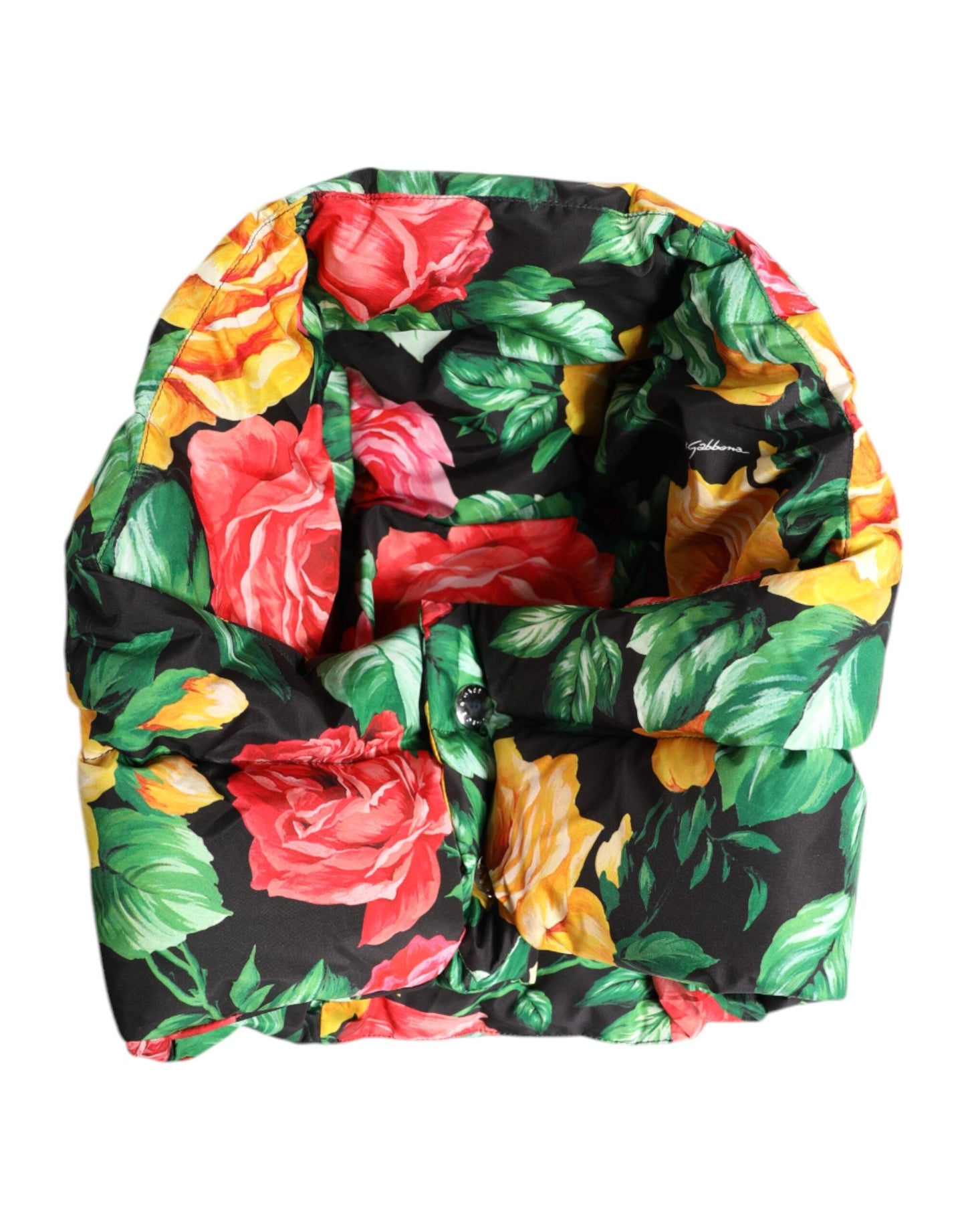Dolce & Gabbana Multicolor Floral Print Whole Head Wrap Women's Hat