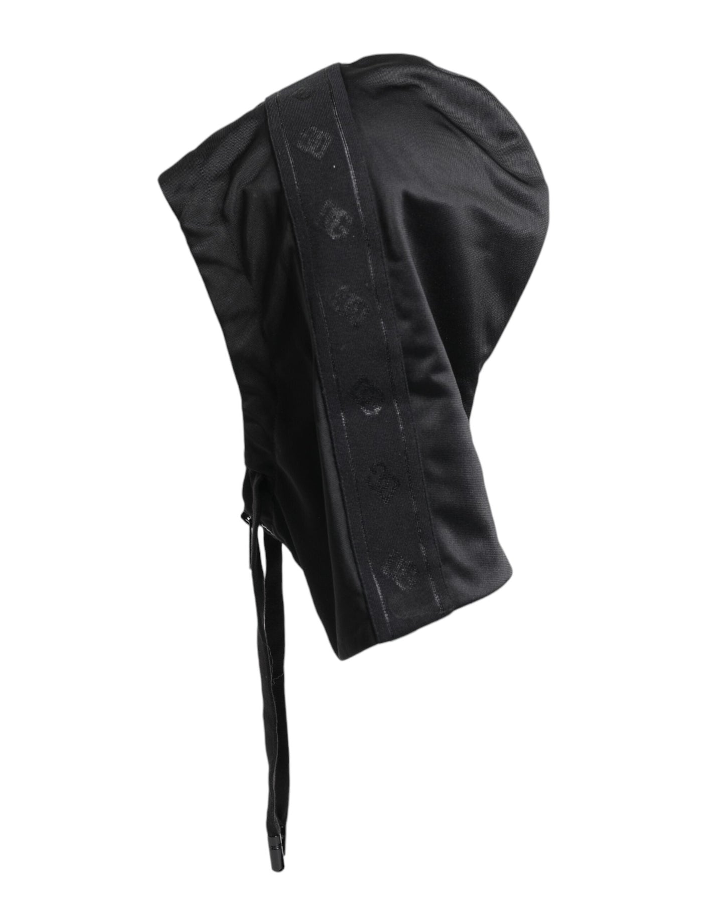 Dolce & Gabbana Black Polyester Whole Head Wrap Women's Hat