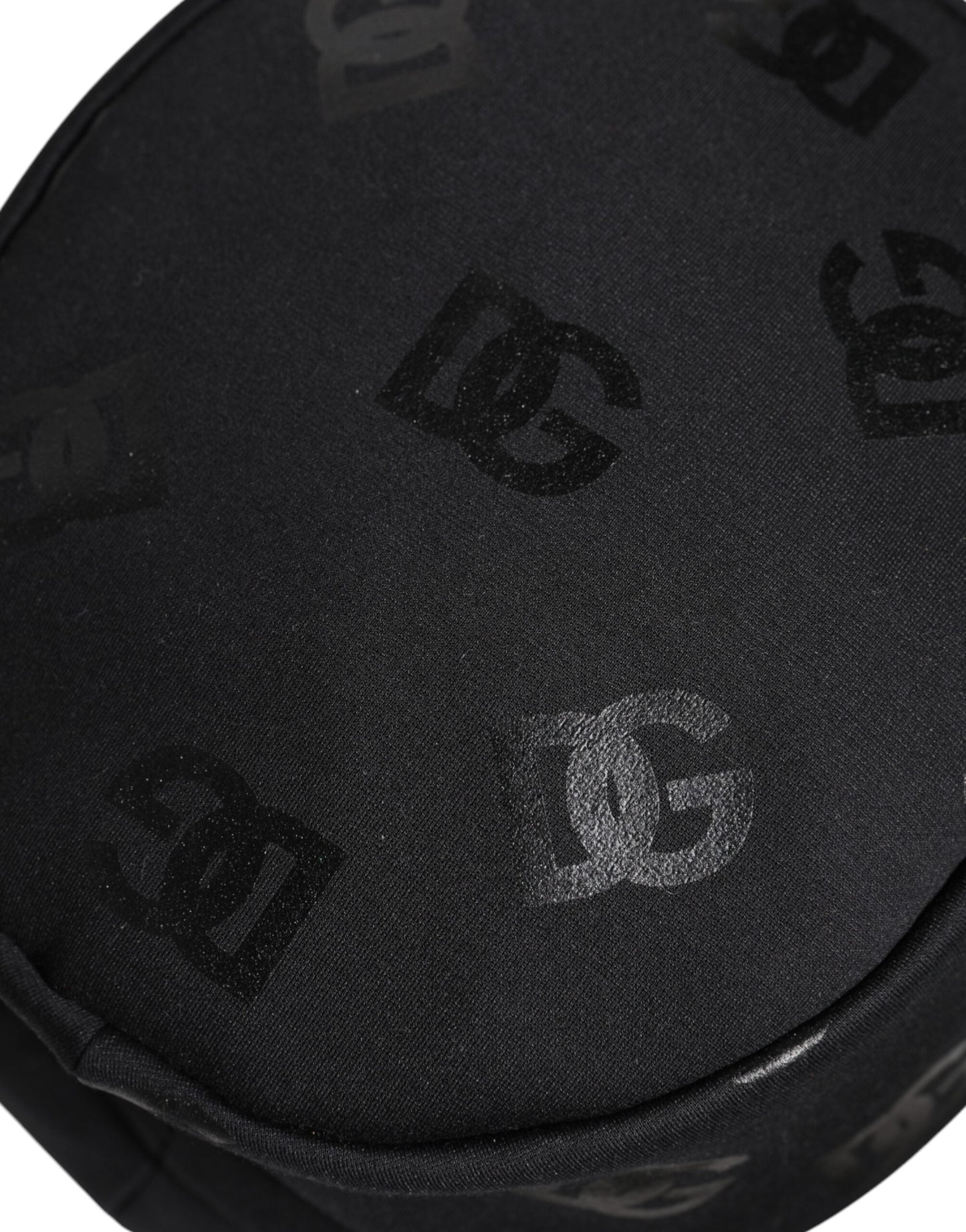 Dolce & Gabbana Black DG Monogram Polyester Jacquard Bucket Women's Hat