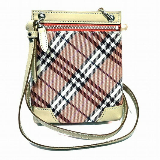 Burberry blue Label  Canvas Leather Shoulder Bag ()