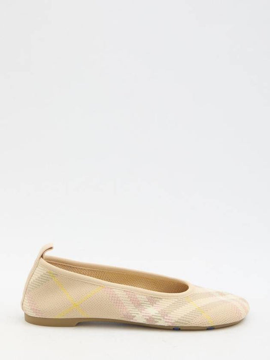 Burberry Check knit Baby ballerinas