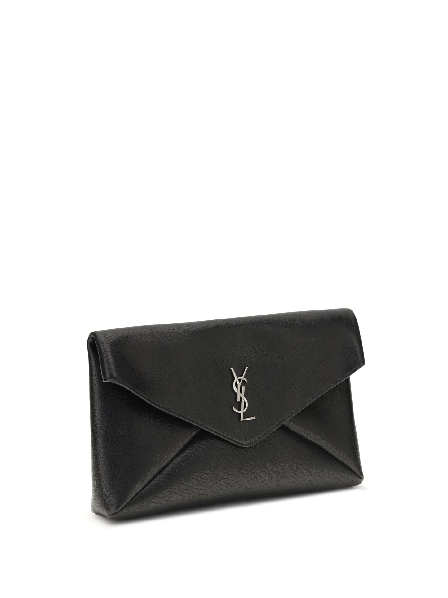 Saint Laurent Men Cassandre Large Envelope Clutch Bag