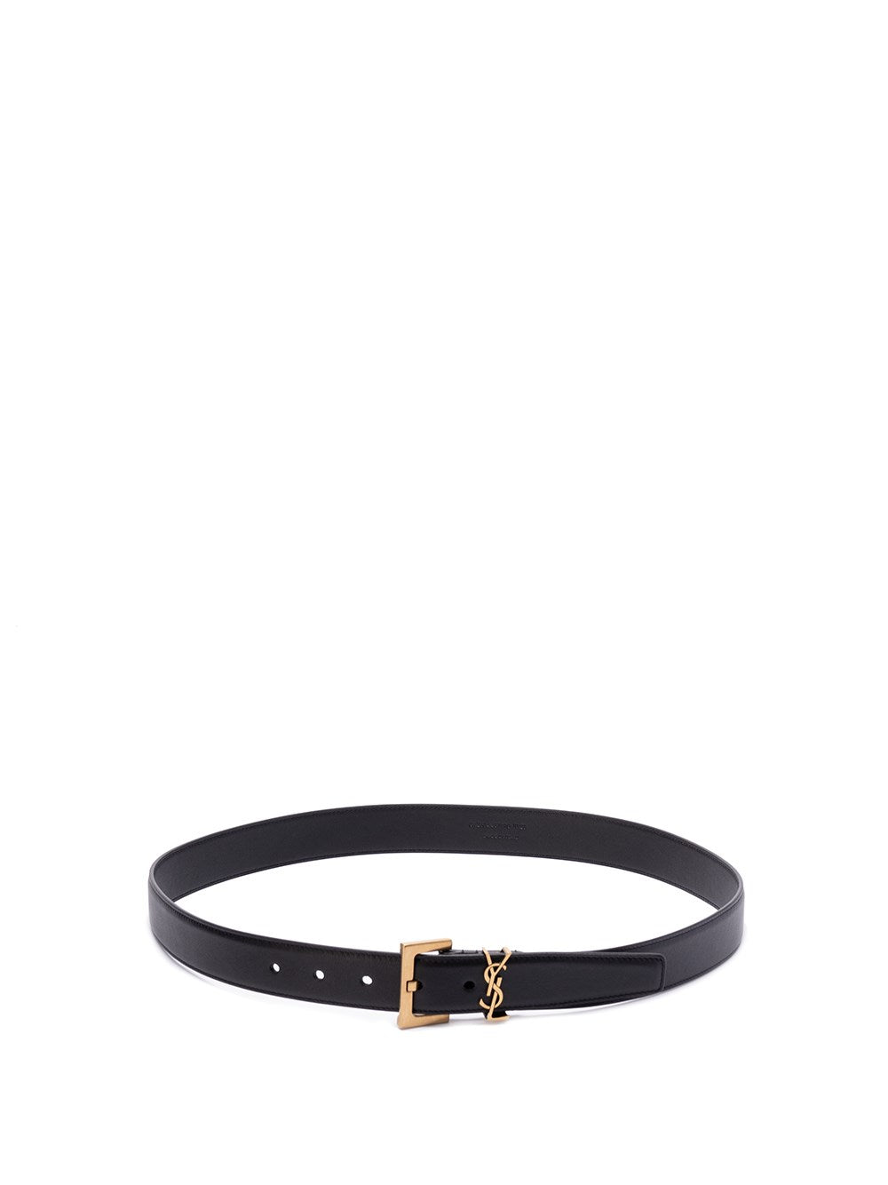 Saint Laurent Women `Cassandre` Belt With Square Buckle