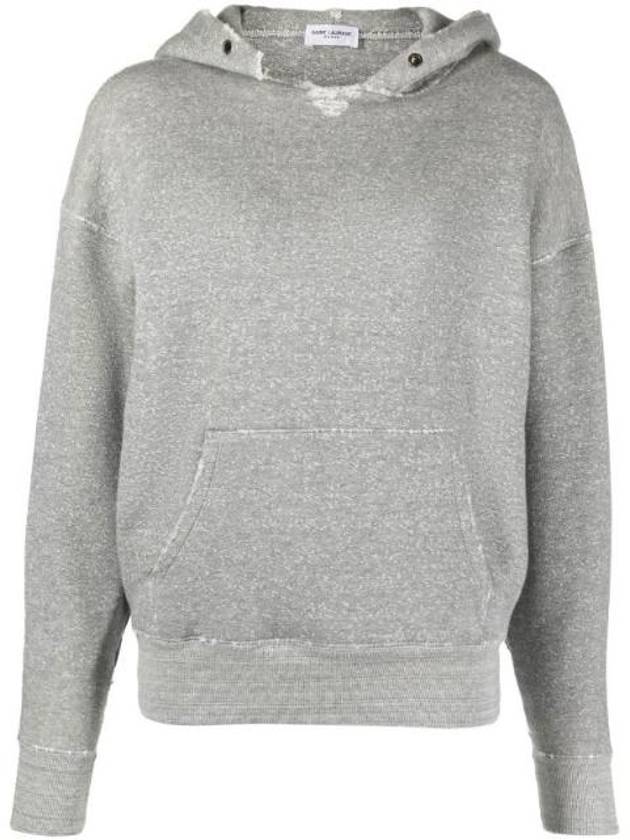 Saint Laurent Distress Hooded Sweatshirt 704159 Y36XQ 1450 B0110815588
