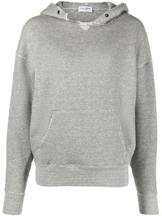 Saint Laurent Distress Hooded Sweatshirt 704159 Y36XQ 1450 B0110815588