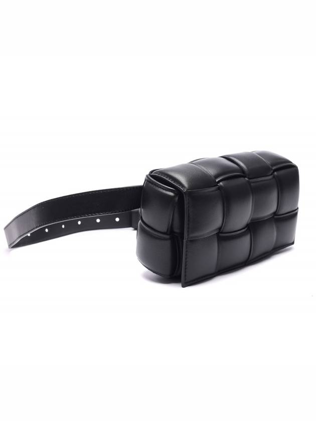 Bottega Veneta Intrecciato Cassette Padded Belt Bag Black
