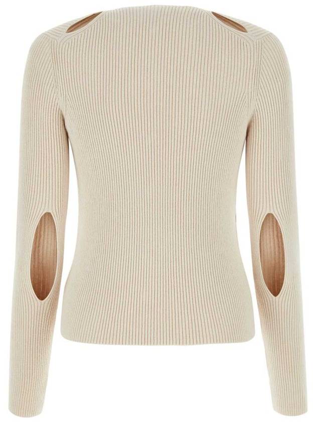 Fendi Cotton Blend Cardigan Beige