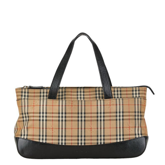 Burberry   Nylon Leather Handbag Tote Bag ()