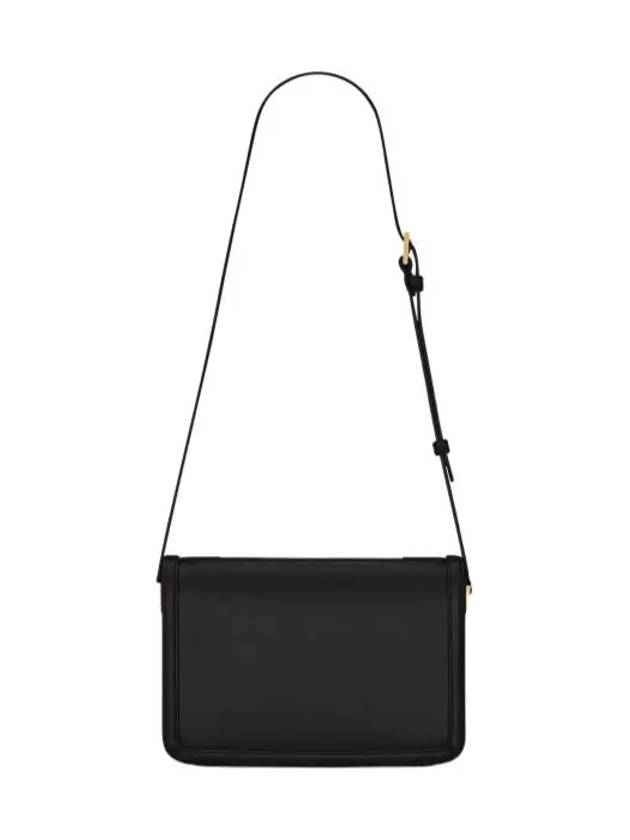 Saint Laurent Solferino Medium Calfskin Leather Cross Bag Black