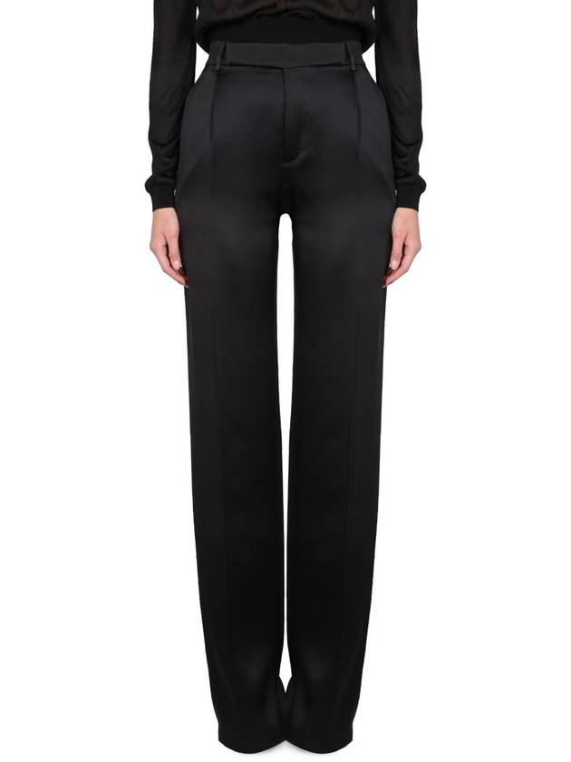 Saint Laurent 23 ss Satin Flare Pants 736713Y013G1000 B0020168885