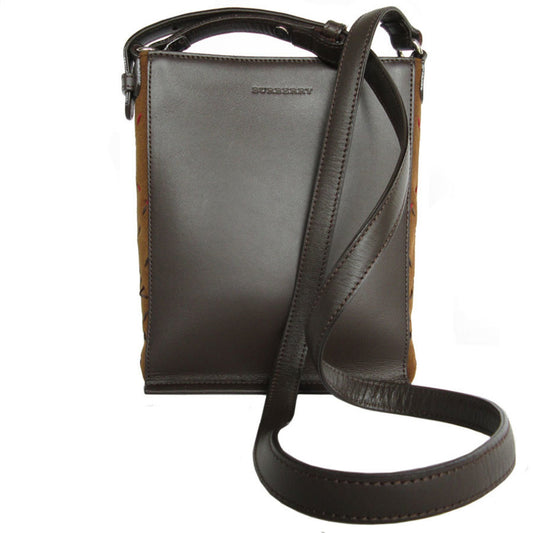 Burberry  Leather Suede Shoulder Bag ()