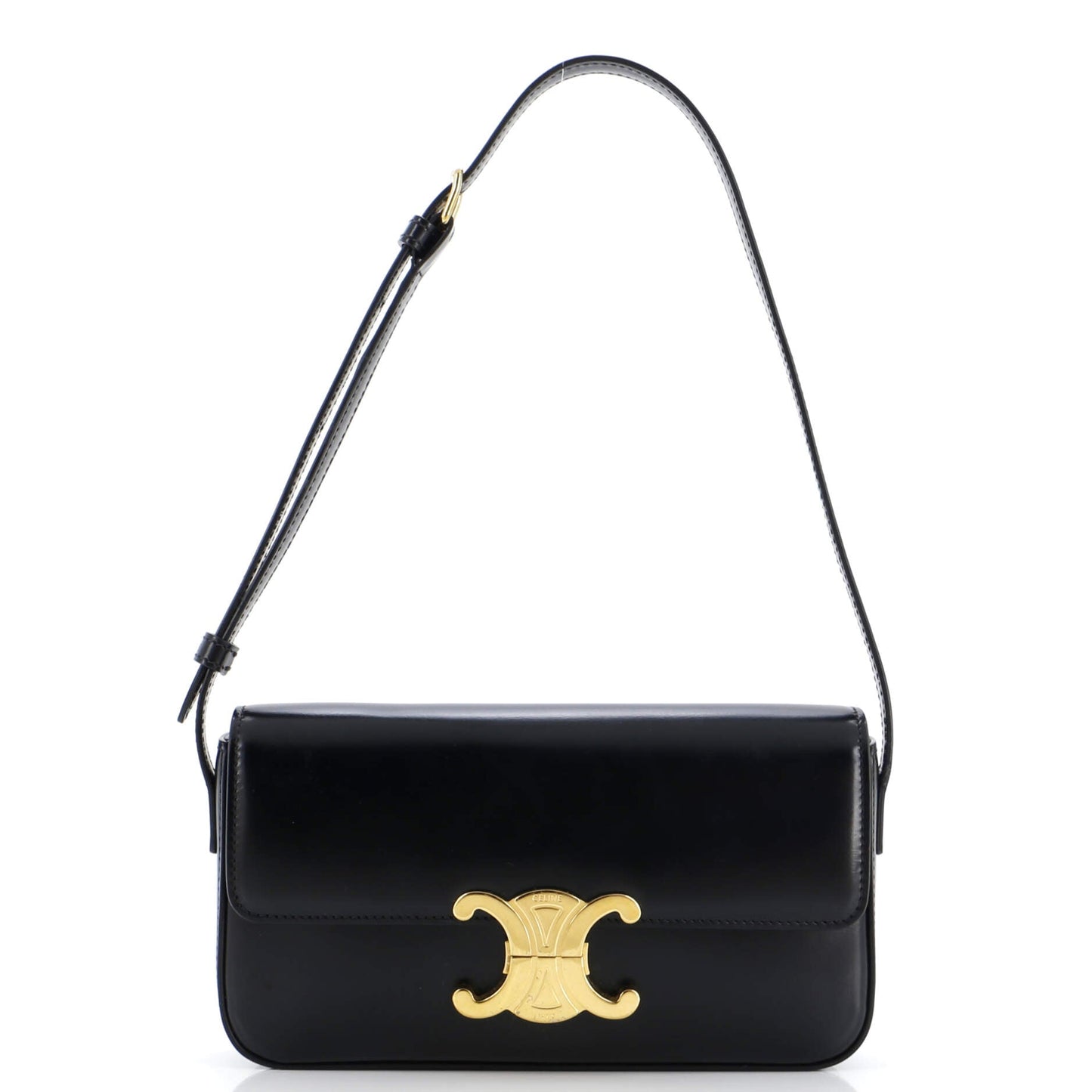 Celine Triomphe East-West Shoulder Bag Smooth Calfskin